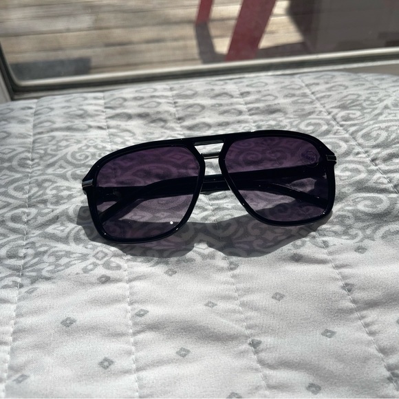 Ambassador Brand Sunglasses - Black/purple aviator - Picture 6 of 9